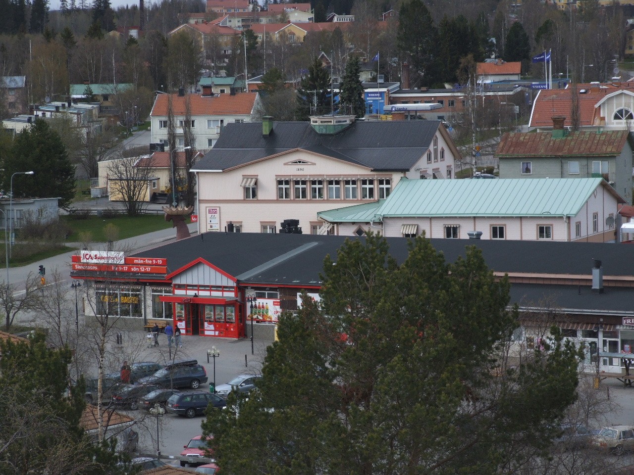 Vy fr&aring;n kyrktornet