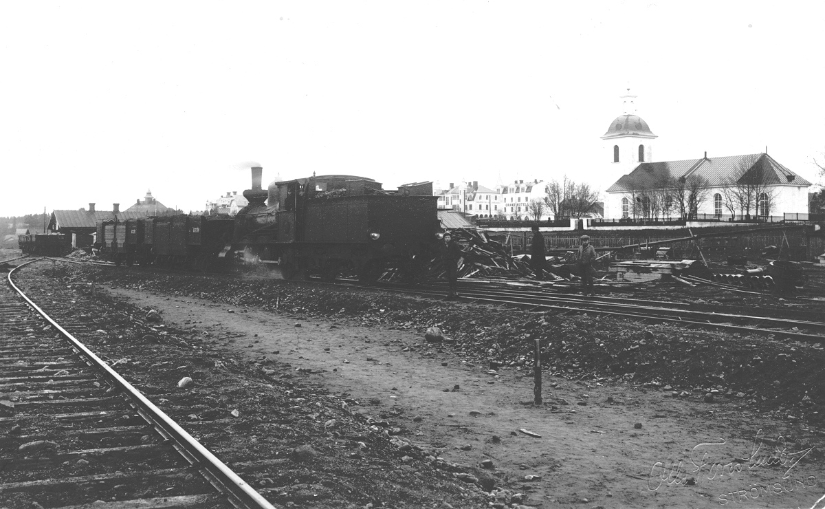 J&auml;rnv&auml;gsstationen under byggnad