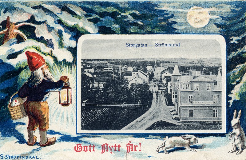 Julkort Storgatan