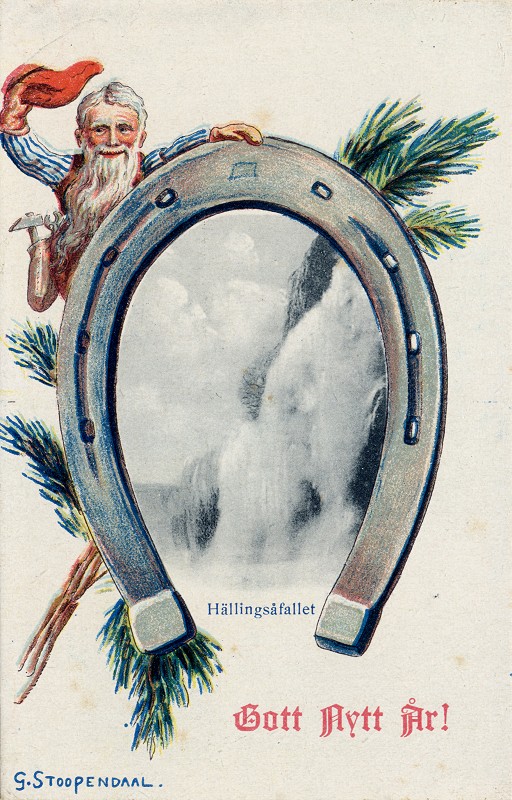 Julkort H&auml;llings&aring;fallet