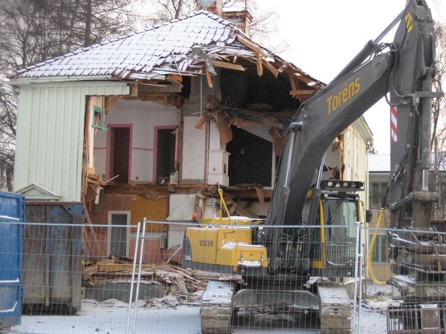 Gamla "musikhuset" vid Ramselev&auml;gen