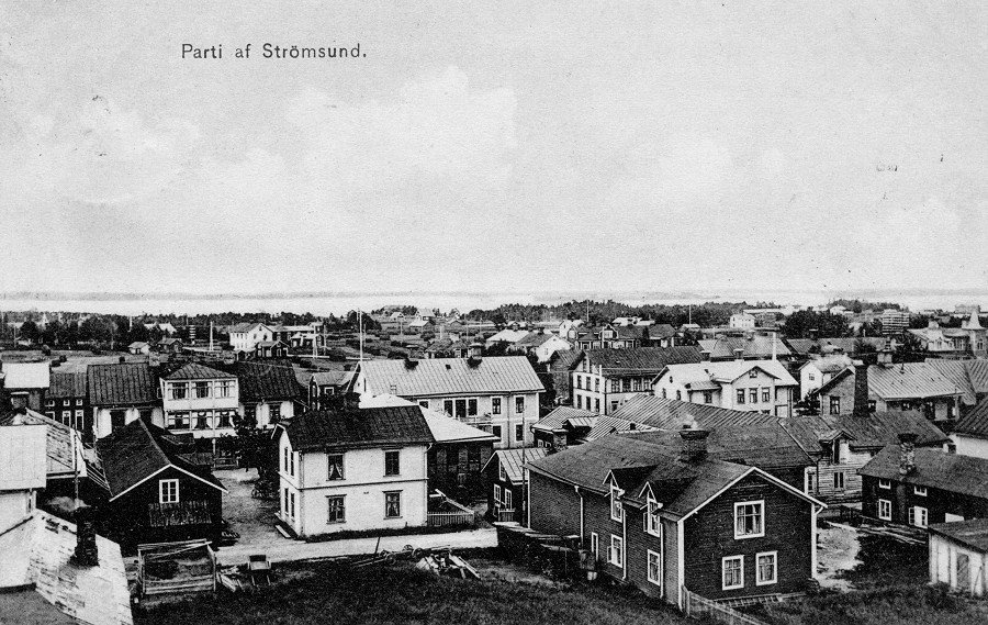Fr&aring;n Godtemplarhuset mot Storgatan