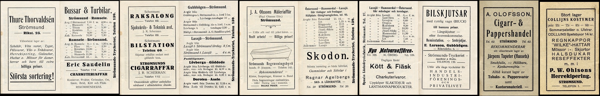 Str&ouml;msunds Kommunikationer 1926