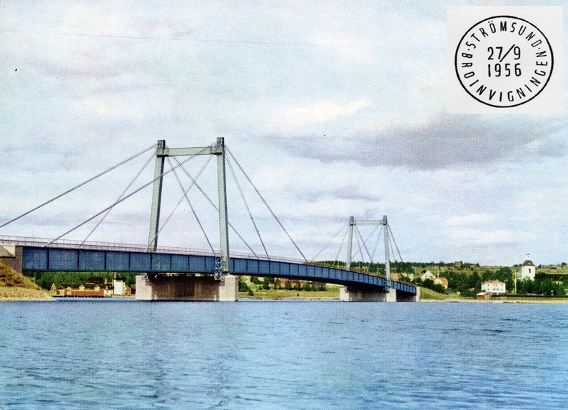 Bron &ouml;ver Str&ouml;ms Vattudal