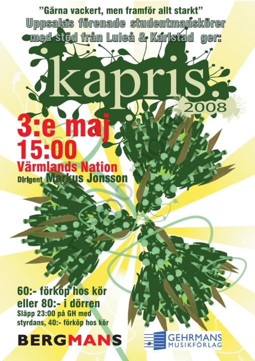 Vlkommen till KAPRIS 2008!
